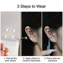 Ear Acupressure Beads, Ear Acupressure Massage Therapy Helps Relax Body And Mind, Relieve Stress, Easy To Operate. - Multicolor - View 10