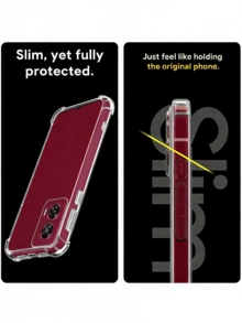 Funda protectora de teléfono suave de TPU transparente y antiamarillento para la serie Nothing Phone, ultra delgada, resistente a arañazos, antihuellas dactilares, ligera y de cobertura completa - transparente - Ver 5