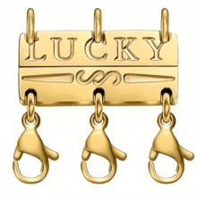 18 Karat Gold und Silber magnetischer Mehrfach-Halsketten-Verschluss für Frauen zum Layering-Look, Schmucktrennstücke für Halsketten für Frauen - Verschiedenfarbig - Übersicht 8