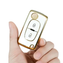 Vỏ chìa khóa điều khiển từ xa 2 nút, tương thích với các dòng xe Peugeot 207, 307, 407, 308, 408, 3008, 5008 và C2, C3, C4, C5, C6, C8. - gói duy nhất - Xem 14