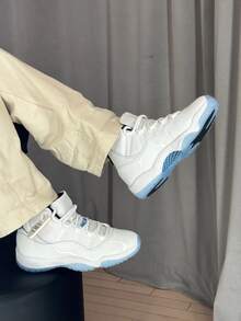 Nike Jordan Air Jordan 11 "Legend Blue" - Comfortable, Everyday, Durable, Breathable, High-Top Retro Basketball Shoes For Men. - Legendary Blue - View 7