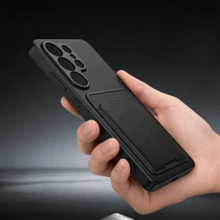 1个黑色硅胶Galaxy卡槽手机壳，适用于Galaxy S26 Plus和Galaxy S26 Ultra。这款卡槽手机壳采用硅胶材质，纯黑色，具有防摔防爆功能。它提供军用级防护，哑光表面，厚度为…… - 黑色 - 查看 5