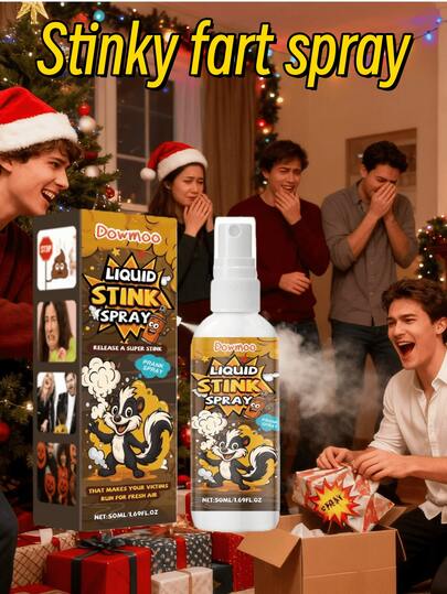 Fart Spray - Hilarious Prank Interactive Gadget, Fun Atmosphere Creator, Funny Gag Spray