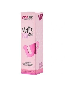 Matte Cover 12h Pink Up Maquillaje Líquido de Cobertura Media y Acabado Mate Control de Brillo Larga Duración 30 ml - 300 Beige - Ver 6