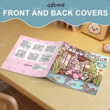 GDTME Tokyo Culture Coloring Book, 24 Pages Thick Paper, Size 7.87*7.87 Inches, Suitable For Beginners To Practice Painting, New Year Gift, Easter And Valentine's Day Gift, Adult Coloring Book, Painting Book For Good Friends, Made Of Thick Opaque Paper, Can Be Used As Stationery, Learning Supplies, Also An Excellent Choice For Girls, Valentine's Day Or New Year Gifts, School Supplies, Etc. - Page 24 - View 6