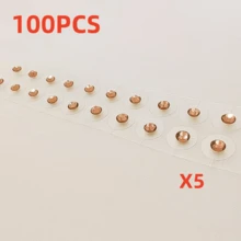 Perlas de acupresión para la oreja, la terapia de masaje de acupresión para la oreja ayuda a relajar el Body y la mente, aliviar el estrés, fácil de usar. - Multicolor - Ver 47