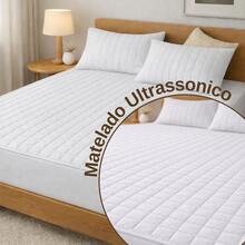 100% Waterproof Mattress Protector With Elastic All Around – Total Protection - Blanco - Ver 3