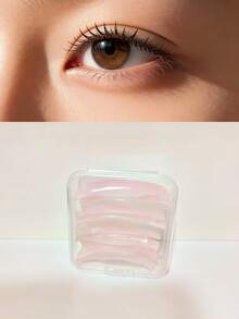 10pcs/5 Pairs Eyelash Lift Pads, New Self-Adhesive Ultra Soft Eyelash Lift Rods, Reusable, Suitable For Salon - Baby Pink - View 5