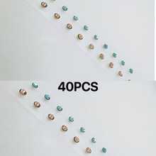 Perlas de acupresión para la oreja, la terapia de masaje de acupresión para la oreja ayuda a relajar el Body y la mente, aliviar el estrés, fácil de usar. - Multicolor - Ver 17