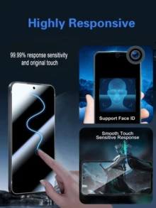 防窥手机屏幕保护膜【2片装】防窥钢化玻璃膜,兼容华为/荣耀手机,包括华为P40 Lite、P40 Lite E、荣耀200 Lite、X60i、9、9 Pro、9 Pro XL、9 Pro Fold等机型。28度防窥效果,9H钢化玻璃技术,防爆防刮,防油、防指纹、防水。春季生日礼物之选。 - 黑色 - 查看 10