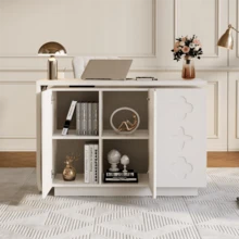 Home Office Desks - White - View 5