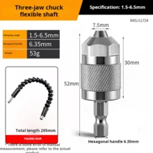 Detachable Lightweight Multi-Function Aluminum Alloy Conversion Clamp Head, Universal Hexagonal Shaft Three-Jaw Electric Grinder Conversion Clamp Head, New Upgraded High Concentricity Conversion Head Three-Jaw Clamp Head - Adapter Head Three-jaw Chuck - View 13