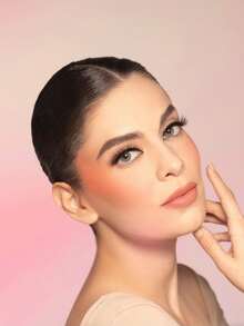 Pink Up Individual Blush Soft And Long-Lasting Matte Compact Blush For All Skin Types 4g - 01 Royal Coral - View 8