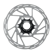 Disco de freno flotante ZRACE Z1 de 160 mm para MTB/Carretera con sistema de centro de bloqueo, con una fuerte disipación de calor - Plateado - Ver 9