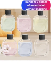 Smart Aroma Diffuser Set, Essential Oil Set, Fragrance Diffuser Set, Portable Aroma Diffuser With Mist Humidifier, Floral Essential Oils, Home Decor Fragrance - White - View 17