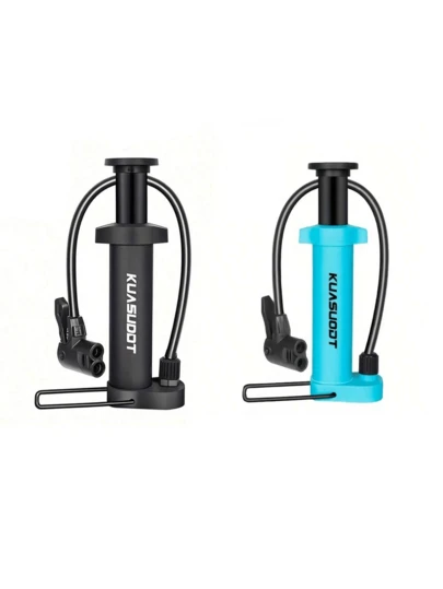 这款便携式自行车打气筒能够快速高效地为公路自行车、山地自行车和城市自行车的轮胎充气。双气嘴设计可无缝适配法式和美式气嘴，无需额外的适配器。