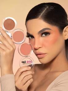 Pink Up Individual Blush Soft And Long-Lasting Matte Compact Blush For All Skin Types 4g - 01 Royal Coral - View 6