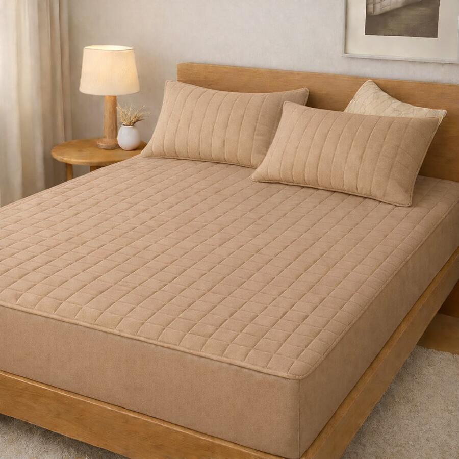 100% Waterproof Mattress Protector With Elastic All Around – Total Protection - Lạc đà - Xem 1