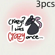 1pc/3pcs Black Frog Cloak "Was I Mad? I Once Was" Sticker - Polypropylene, Suitable For Car Rear Window, Laptop, And Water Bottle, Representing Life, Universe And Everything Stickers Scrapbook Supplies Scrapbooking - vinil - View 14