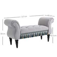 Bedroom Benches - Grey - View 3