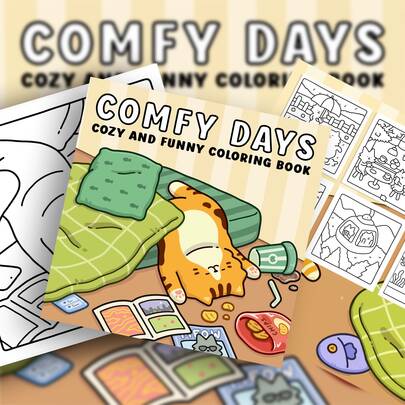 48 trang - giấy 230gsm, một cuốn sách tô màu thoải mái và dễ thương với hình ảnh chú mèo nằm thư giãn và khung cảnh gia đình ấm cúng. Giấy chất lượng cao, mềm mại và đáng yêu với hình vẽ đường nét phù hợp để tô màu và có nhiều chi tiết phong phú. Thích hợp cho trẻ em tô màu, giảm căng thẳng và tương tác giữa cha mẹ và con cái. Một cuốn sách tranh giáo dục dành cho trẻ em, một món quà tuyệt vời dành cho các bé gái vào ngày Valentine hoặc năm mới.