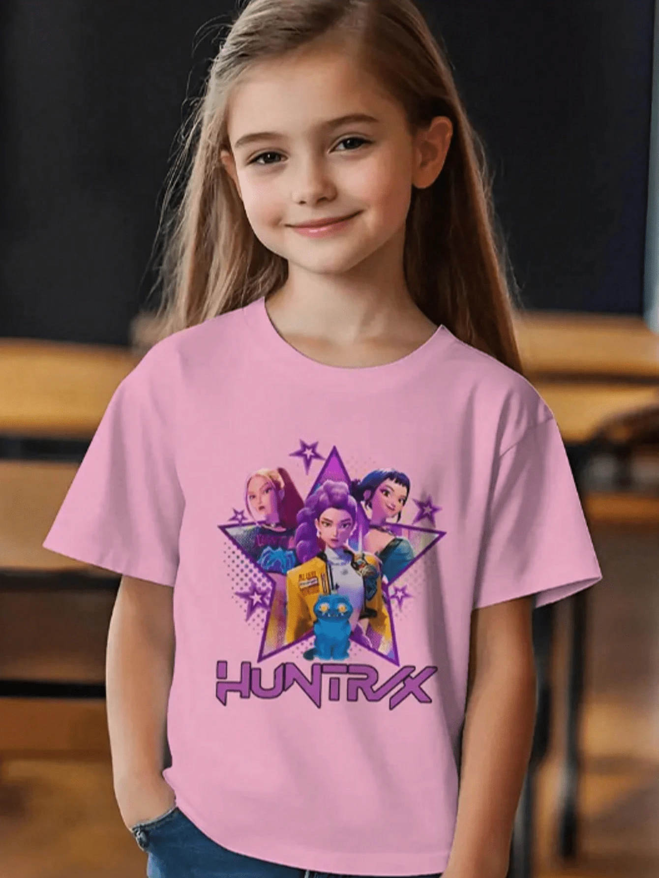 Women T-Shirts - 粉色 - 查看 1