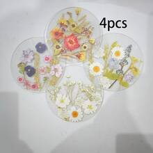 Đế lót ly trong suốt 2D, đế lót ly in hình nhiều màu sắc, quà tặng Ngày Valentine, đám cưới, sinh nhật, trang trí bàn, thiết kế nghệ thuật hoa dại, họa tiết phẳng 2D, đồ trang trí nhà cửa & đồ dùng tiệc tùng, quà tặng cá nhân hóa dành cho bạn bè nữ (có thể bóc lớp đế) - Nhiều màu - Xem 12