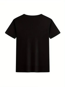 KATSEYE Girl Group Print T-Shirt, KATSEYE Band Girl Group Print Clothes, Suitable For Children Aged 7-16 New Year's Gift Shirts. This Comfortable And Breathable Short-Sleeved T-Shirt Is Perfect For Teen Girls Gift, Ideal For School And Home Wearing - màu đen - Xem 2