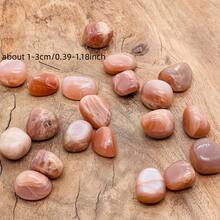 30g/100g/200g Peach Moonstone Tumbled Stone - Orange Moonstone - Rainbow Moonstone - Moonstone Crystal - Orange - View 3
