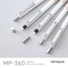 1pc Soft Grip Automatic Mechanical Pencil, 0.3mm/0.5mm/0.7mm/0.9mm Options, For Drawing, Sketching, Art Students, Retractable Lead, Back To School Supplies - Multicolor - View 11