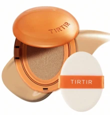 TIRTIR クッションファンデーション 18g｜セミマット仕上げ・均一肌表現・デイリーメイク - 43N ディープココア - チェックする 1