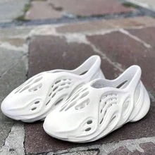 Foam Runners Shoes For Men Women Soft Cloud Slides Slippers Non-Slip Walking Sandals Beach Platform Pillow Sandals Lightweight Slip-On Foam Runners Outdoor Quick-Drying Sports Slides. - trắng - Xem 2