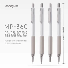 1pc Soft Grip Automatic Mechanical Pencil, 0.3mm/0.5mm/0.7mm/0.9mm Options, For Drawing, Sketching, Art Students, Retractable Lead, Back To School Supplies - Multicolor - View 4