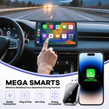 REMAX 无线 CarPlay 适配器，兼容 Apple CarPlay，轻松将有线 CarPlay 升级为无线 CarPlay，即时连接，自动重连，超迷你 CarPlay 适配器，兼容 iPhone，适用于内置 CarPlay 的汽车，超迷你尺寸汽车配件，超级实用的汽车用品 - KY-4193 - 查看 1