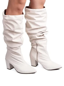 Domidona Women Fashion Boots - 白色 - 查看 1