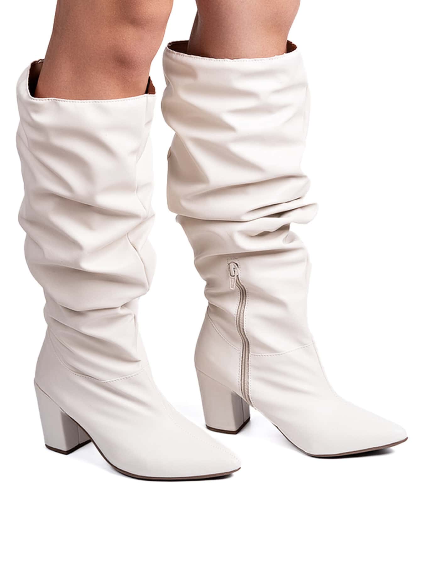 Domidona Women Fashion Boots - trắng - Xem 1