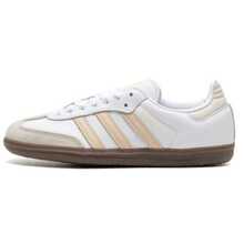 Adidas Originals SAMBA OG, Comfortable Soft Thin Sole, Durable Low-Top Sneakers, Unisex, White - White - View 5