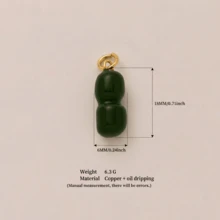 1pc New 18K Gold Plated Candy Suitcase, Water Cup, Dice, Taxi Lamp, Wine Glass, Dance Shoes, Envelope Pendant, Waterproof And Fade-Resistant, DIY Jewelry Accessories, Necklace, Bracelet, Earring, Keychain, Bag, Women Jewelry, Wallet, Small Pendant, Gift - Multicolor - View 13