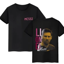 Messis Double-Sided Printed Cotton T-Shirt Summer Children's Short-Sleeved Casual Sports Top Blacks Kidss Clothing Boys And Girls (1) - Black - View 1