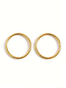 1对925纯银经典鼻环/唇环，尺寸6-10毫米，小巧轻便，低过敏性纯银材质，适合女性日常佩戴、派对和宴会等场合。 - 金色 - 查看 13