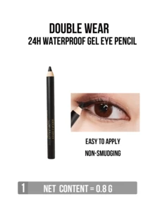 Estée Lauder Estee Lauder Double Wear 24-Hour Waterproof Gel Eyeliner Pencil, 0.8g/0.02oz, HOT Onyx Natural Matte Gel Eyeliner Pencil, Easy To Apply, One-Stroke Precision, Portable And Convenient, High Color Payoff, Long-Lasting Intense Eye Makeup, Waterproof And Easily Removable With Makeup Remover (Soak And Wipe), Essential Daily Makeup Item - Estée Lauder Black Eyeliner - View 12