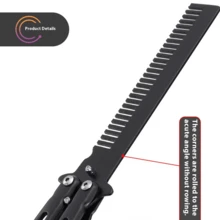 1 件随机款式，蝴蝶梳折叠蝴蝶刷，初学者训练刀练习刷，飞刀玩具，刀，玩具，烦躁玩具，蝴蝶刀，小刀 - 彩色 - 查看 11