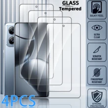 4片装全覆盖钢化玻璃屏幕保护膜，高硬度易贴膜，适用于小米手机，全屏覆盖，高清屏幕保护膜，适用于小米手机 - 無色 - 查看 47