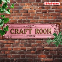 2D 复古手工金属招牌，1 件装，创意街牌，家居装饰，房间装饰，餐厅装饰，咖啡馆装饰，车库装饰，农舍风格装饰，4.0 x 16.0 英寸，2D 平面 - 1PC - 查看 1