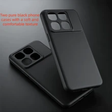 Two Black Matte Phone Cases, Suitable For Various Models Of Samsunphones, Compatible With Galaxy M32, Galaxy M23, Galaxy M21, Galaxy M12, Galaxy M04, Galaxy S25, Galaxy S24 FE, Galaxy S22+, Galaxy S22 5G, Etc. - Black - View 81