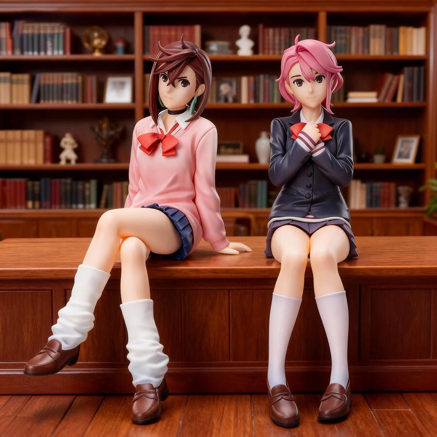 MOMO, Aira, DANDADAN Anime Figure, Anime Merchandise, Anime Merch Gift For Friends Birthday, Anime Character Statue, Desktop Decor, Collectible Figure, PC/Gaming Setup Decor, Valentine's Day Gift, Small Gift, Collectible - 彩色 - 查看 1