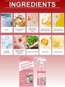 jakehoe 杰克豪；浴室清洁剂；浴室清洁用品；厕所清洁剂；适用于瓷砖、玻璃、金属等多种表面；保持表面清洁光亮 - 液體 - 查看 6