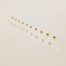 Perlas de acupresión para la oreja, la terapia de masaje de acupresión para la oreja ayuda a relajar el Body y la mente, aliviar el estrés, fácil de usar. - Multicolor - Ver 28