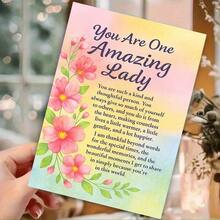 1. Thiệp "Bạn Thật Là Một Người Phụ Nữ Tuyệt Vời", được thiết kế để bày tỏ lòng biết ơn, là món quà hoàn hảo dành cho mẹ, chị em gái hoặc bạn bè, truyền tải sự tử tế và ấm áp trong những dịp đặc biệt. - Bộ - Xem 3