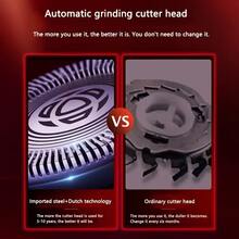 Afeitadora eléctrica Philips S1113/02 Serie 1000 con cabezales flotantes 3D, cuchillas PowerCut, resistente al agua IPX7, 30 minutos de autonomía, carga USB, afeitado rotativo en seco y húmedo, ideal como regalo, para viajes o uso diario - Negro - Ver 6